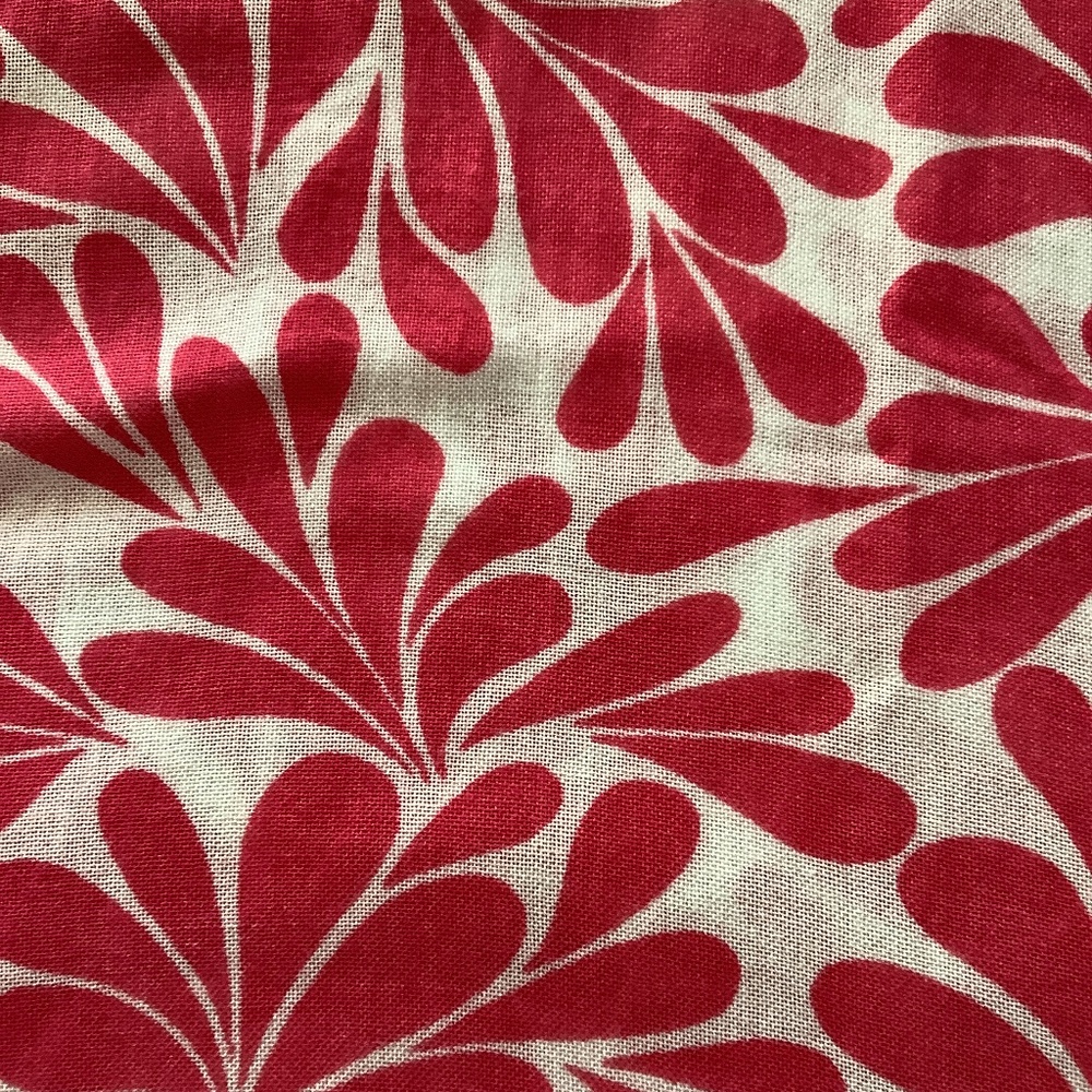 Boden scarf, hot pink on white